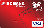 IBC Bank Visa Gift Card with Bees