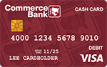 Commerce Bank Visa Cash Card-EMV