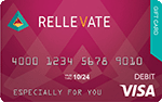 Rellevate general gift design, plum card